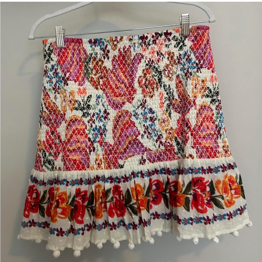 Farm Rio Floral Rutched Skirt - Picture 2 of 3